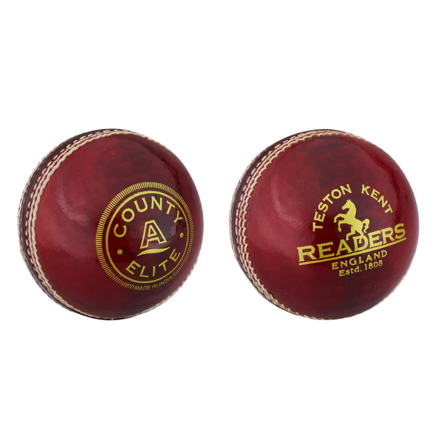 Readers Unisex's County Supreme 'A' Cricketbälle, 155 G, Rot, 6